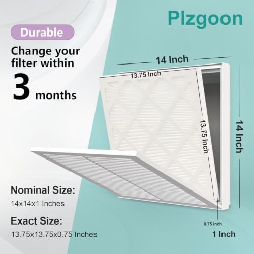 14x14x1 Air Filter 6 Pack MERV 8 Upgraded Version-More Folds - Image 4