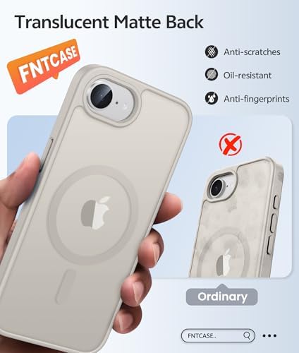 FNTCASE for iPhone 17e/ iPhone 16e Case, Fit for Magsafe, Screen Protector - Image 6