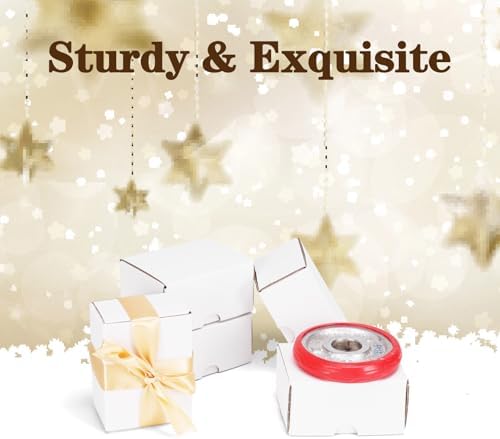 WIFTREY 50 Packs 4X3X2 Small Shipping Boxes, White 4 x 3 x 2 inches Corrugated Cardboard Box for Packaging Small Business, Card Boxes, Mailer for Storage - Image 6