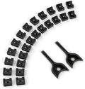 24-Pack USB-A Port Locks with 2 Keys,Laptop Security Locks for Physical Security and Malware Protection,Removable USB-A Port Locks for PC Laptops, Protecting Data and Information Security (Black) by Unknown