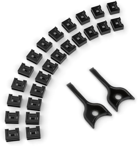 24-Pack USB-A Port Locks with 2 Keys,Laptop Security Locks for Physical Security and Malware Protection,Removable USB-A Port Locks for PC Laptops, Protecting Data and Information Security (Black) by Unknown