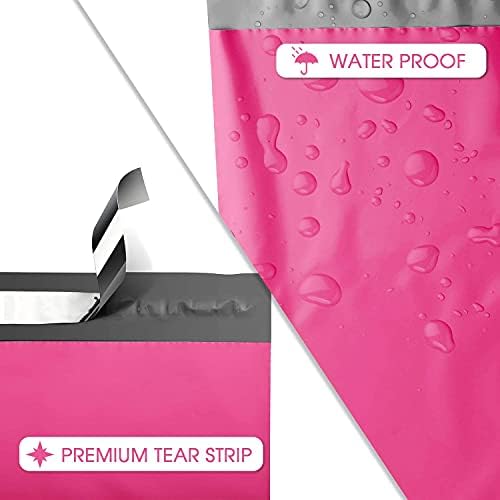 Metronic Pink Poly Mailers 14.5x19 Large Poly Mailers 500 Pack Self-Seal Shipping Bags, Packaging Bags, Shipping Envelopes, Packaging for Small Business, Boutique, Clothing - Image 2