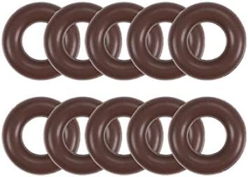 uxcell Fluorine Rubber O-Rings 8mm OD 4mm ID 2mm Width, Metric FKM Sealing Gasket, Pack of 10 by uxcell