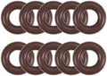 uxcell Fluorine Rubber O-Rings 8mm OD 4mm ID 2mm Width, Metric FKM Sealing Gasket, Pack of 10 by uxcell