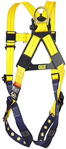 3M Personal Protective Equipment DBI-SALA 1101251 Delta Vest-Style Harness with Back D-Ring, Small, Yellow - Image 5