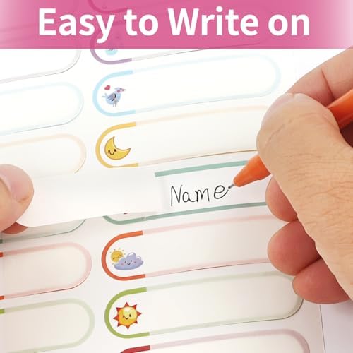 480 Pcs Waterproof Labels for Kids Stuff Daycare Name Bottle Essentials - Image 4