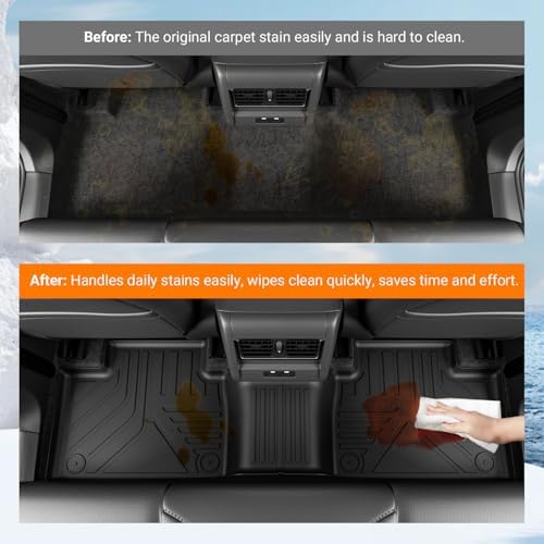 powoq Floor Mats Cargo Mat Compatible with 2025 2026 Toyota Camry - Image 3