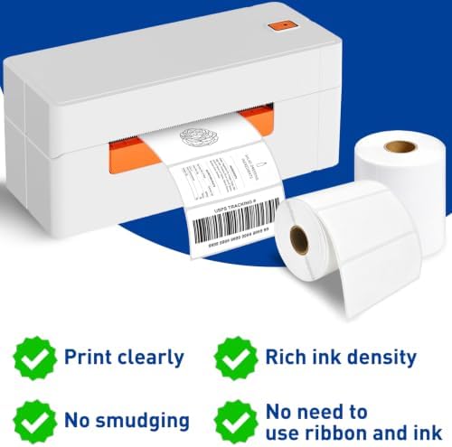 ESSENTIAL 4" x 2" Direct Thermal Labels, 1" Core (9000 Labels, 12 Rolls) - Image 4
