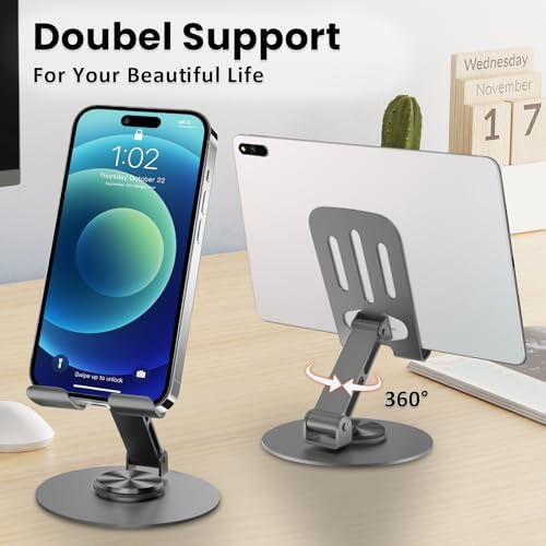 Universal Metal Cell Phone Stand, 20PCS Grey - Image 2