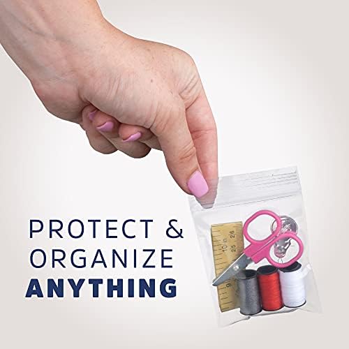 2.5" x 3" Small Zip Bags, 10000 Pack, 2 Mil, Reclosable Jewelry Bags, GPI - Image 6