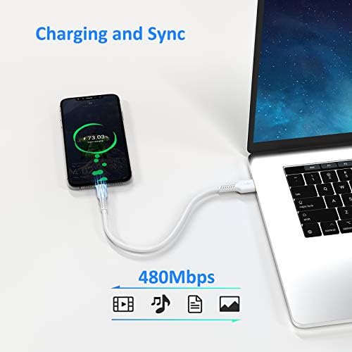 6 inch Short USB C Cord Fast Charge 5 Pack Durable USB A to USB Type C 3A Fast Charging Cable for Charging Station Compatible with Samsung Galaxy Note 20 A20 A51 S10 S20 Plus Ultra LG Stylo K51 - Image 5