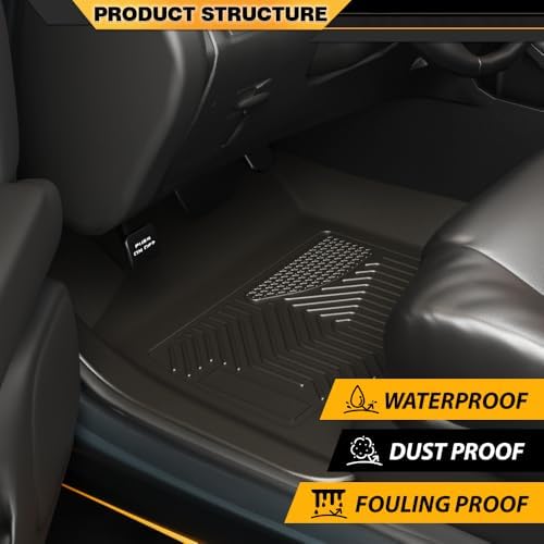G-PLUS TPE Floor Mats Fit Honda HR-V 2016-2022,1st & 2nd Row - Image 3