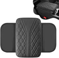 Car Center Console Cover with 2 Storage Bags, Leather Armrest Pad, Black by Unknown