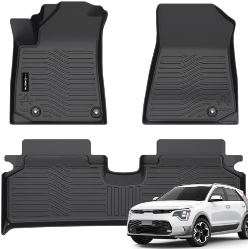 AUXKO All Weather Floor Mats for Kia NIRO EV(Not PHEV) 2023 2024 2025 2026 by AUXKO