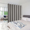 NICETOWN Wall Curtain for Bedroom, Room Divider Curtain for Doorways, Vertical Blind for Sling Door, Privacy Sound Reduction Room Dividers for Patio (Silver Grey, 1 Panel, 8ft Tall x 8.3ft Wide) by NICETOWN
