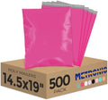 Metronic Pink Poly Mailers 14.5x19 Large Poly Mailers 500 Pack Self-Seal Shipping Bags, Packaging Bags, Shipping Envelopes, Packaging for Small Business, Boutique, Clothing by METRONIC