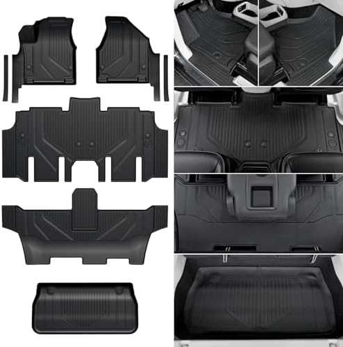 Floor Mats for 2017-2027 Chrysler Pacifica 7/8-Seats Accessories by GALVAGNITE