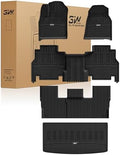 3W Floor Mats & Cargo Liner for Jeep Grand Wagoneer 2022-2026 (8 Seat) by 3W