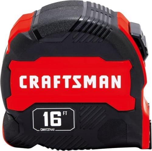 CRAFTSMAN Tape Measure, Compact Easy Grip, 16 FT (CMHT37441S) (Pack of 6) by CRAFTSMAN