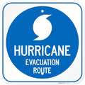 Hurricane Evacuation Route Sign, by SigoSigns
