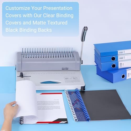 Ndsox 120 Pack Binding Covers and Backs Set 8.5" x 11" Letter Size - Image 6