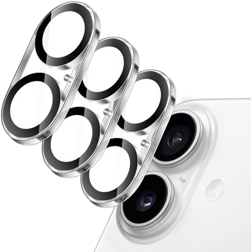 JETech Camera Lens Protector for iPhone 17, Clear, 3-Pack by JETech