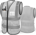 TICONN High Visibility Reflective Safety Vest for Men & Women, ANSI Class 2 by TICONN