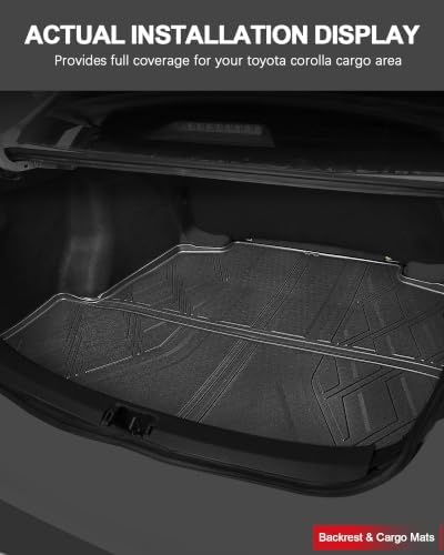 Floor Mats for Toyota Corolla Sedan 2020-2026 (Include Hybrid) Cargo Liner - Image 4