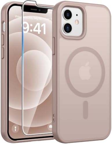FNTCASE for iPhone 12/12 Pro Case, with Screen Protector, Fit for Magsafe by FNTCASE