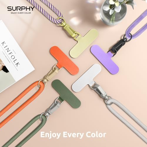 SURPHY Phone Lanyard Crossbody, Phone Strap Crossbody with 2 Tether Tabs - Image 6