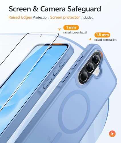 FNTCASE for Galaxy A37/A36 5G Phone Case, Fit for Magsafe, Screen Protector - Image 4