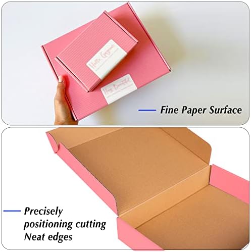 Pink Cardboard Corrugated Boxes - 9x6x4, 30 Pack - Shipping & Mailing Boxes - Image 4