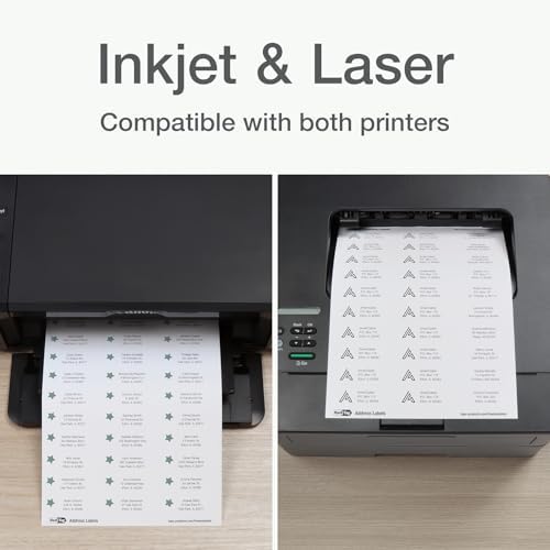 Redi-Tag Printable Address Labels, Customizable Stickers, 1" x 2-5/8", White, 750 Blank Mailing Labels for Inkjet and Laser Printers (1009573) - Image 3
