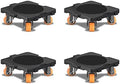 ONEON Furniture Mover with Wheels - Add Connect Bearings Wheel Dolly 4 Pack by ONEON