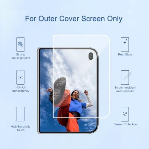 Ailun Outer Screen Protector + Camera Lens Protector for iPhone Duo - Image 2