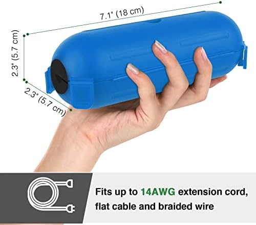 [3 Pack] Flemoon Outdoor Extension Cord Safety Cover with Waterproof Seal - Image 3