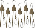 13ft Rope Rollers 6 Pcs Ratchet Straps Rope Tie Down Cam Jam 1/8in by KOVKCOVB