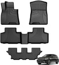 IKABEVEM Floor Mats for 2021-2026 Genesis GV80 7 Seats (Not for Coupe) by IKABEVEM