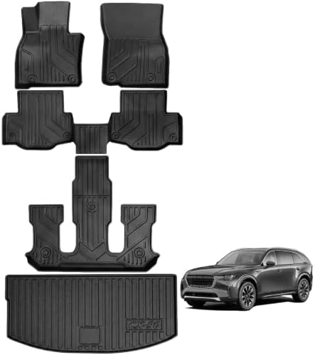 Floor Mats & Cargo Liner for 2024-2026 Mazda CX-90 & CX90 PHEV by MOOREVER
