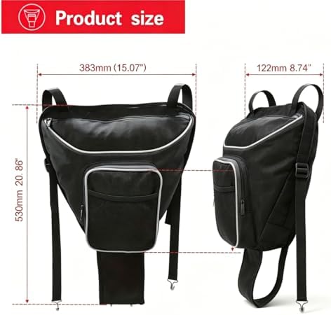 UTV Center Seat Storage Bag for John Deere Gator Worksite XUV835 2022–2026, Waterproof UTV Cab Organizer with Multi-Pockets, Durable Seat Console Bag for UTV Cab Accessories - Image 2