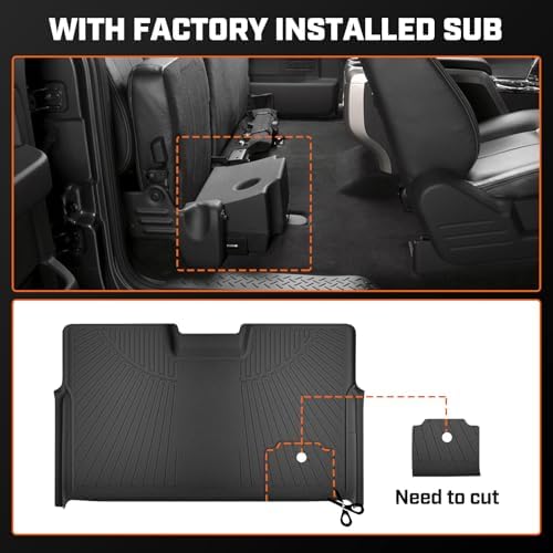 Floor mats for 2010-2014 Ford F-150 SuperCrew/Crew Cab with Bucket Seat - Image 3
