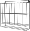 Hair Color Organizer, 2 Tiers Metal Salon Hair Color Tube Storage Racks for Salon Beauty Home Spa by Kllkmmws