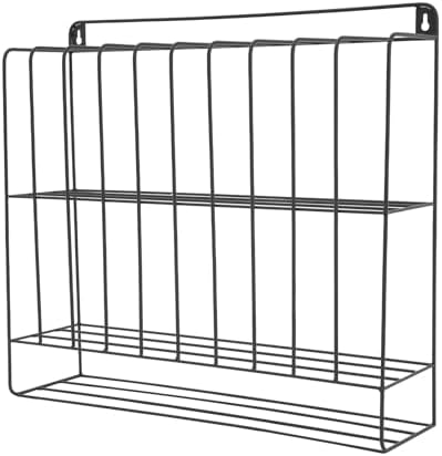 Hair Color Organizer, 2 Tiers Metal Salon Hair Color Tube Storage Racks for Salon Beauty Home Spa by Kllkmmws