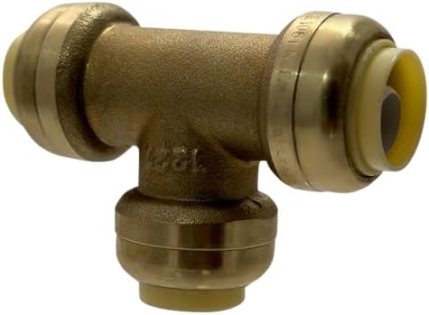 XFITTING Push Fit 1/2 Inch x 1/2 Inch 1/2 Inch Push Fit Tee, 2 Pieces - Image 2