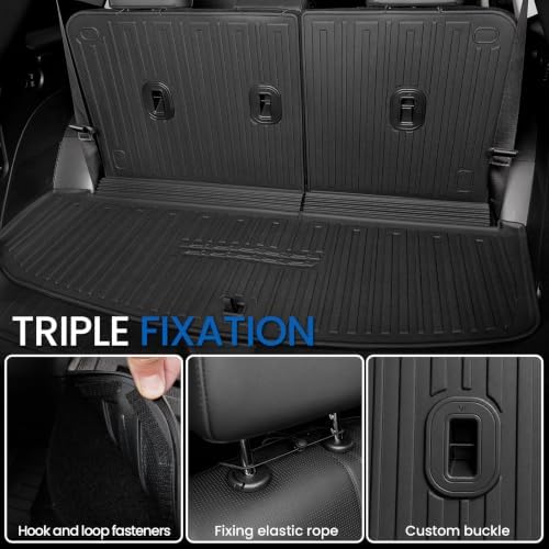 Floor Mats for Hyundai Palisade Hybrid 2026 7&8 Seat w/Cargo Mat - Image 4