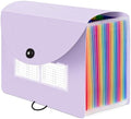 Sooez 24 Pockets Expanding File Folder, Accordion File Organizer, Letter/A4 by Sooez