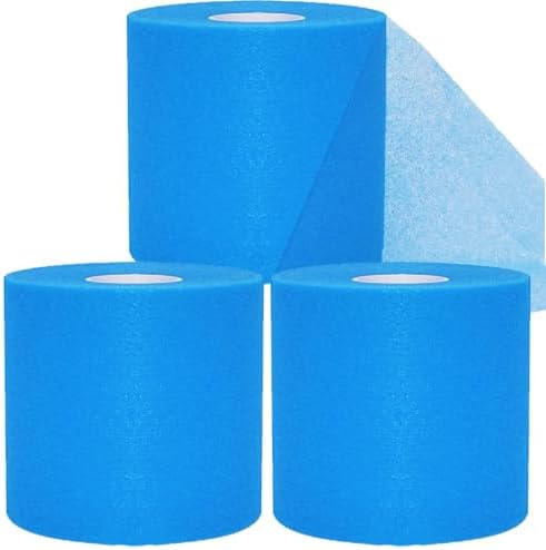 ADMITRY Pre Wrap Tape Athletic,3 Rolls X 22 Yards Blue Prewrap by Weprotectsyouwhileyouplaysports