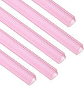 PATIKIL 30Pcs Binding Bars, 13x15mm Binding Bars Slide Grip 120 Sheets Capacity A4 Size Report Binder Presentation Binder for Study Office Report Cover Resume, Transparent Red by PATIKIL