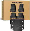 Floor Mats & Cargo Liner Fit for 2018-2026 Jeep Wrangler JL 4x4 w/Subwoofer by AOMSAZTO