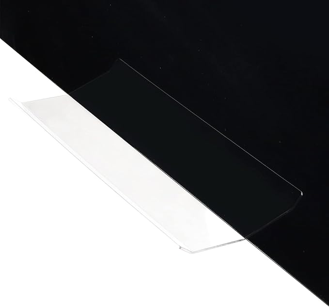 72" x 48" Black Extra Large Glass Whiteboard 6' x 4' Frameless Tempered Black - Image 6